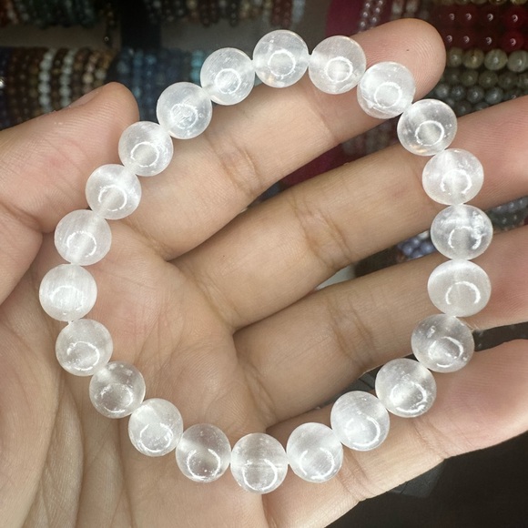 Jewelry - White selenite bracelet | 8mm